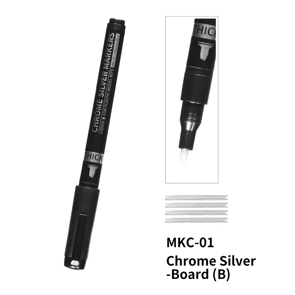 MKC-01 Marker pen chrome thick