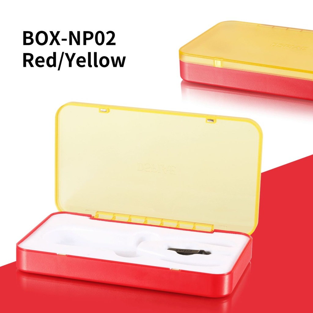 BOX-NP02  Storage box for nipper yellow red