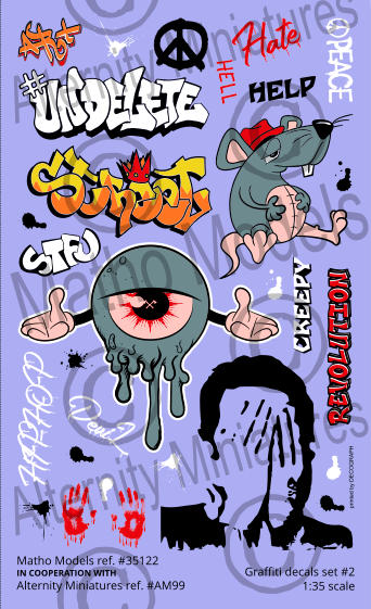 35122  Graffiti decals set 2