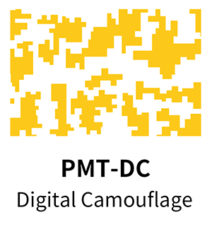 Pre cut masking tape digital camouflage