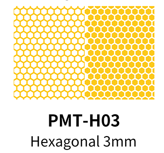 Pre cut masking tape hexagonal 3mm