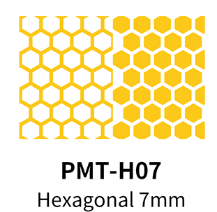 Pre cut masking tape hexagonal 7mm