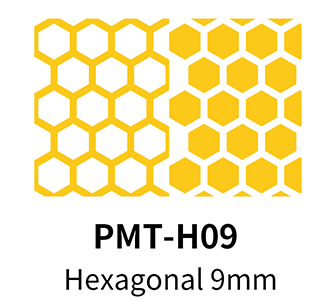 Pre cut masking tape hexagonal 9mm