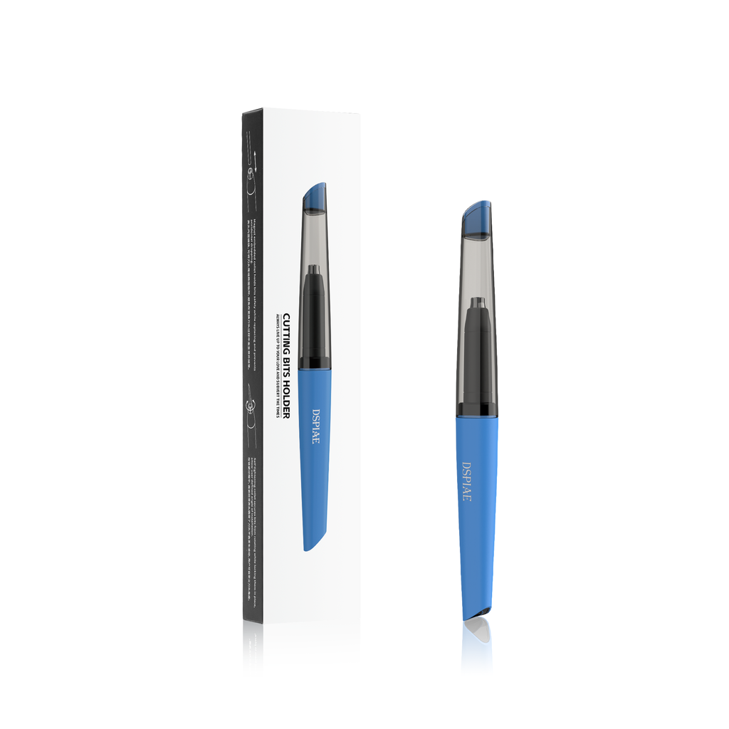 Graveer stift houder licht blauw