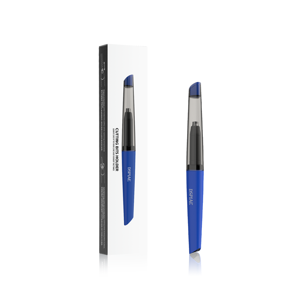 Graveer stift houder blauw