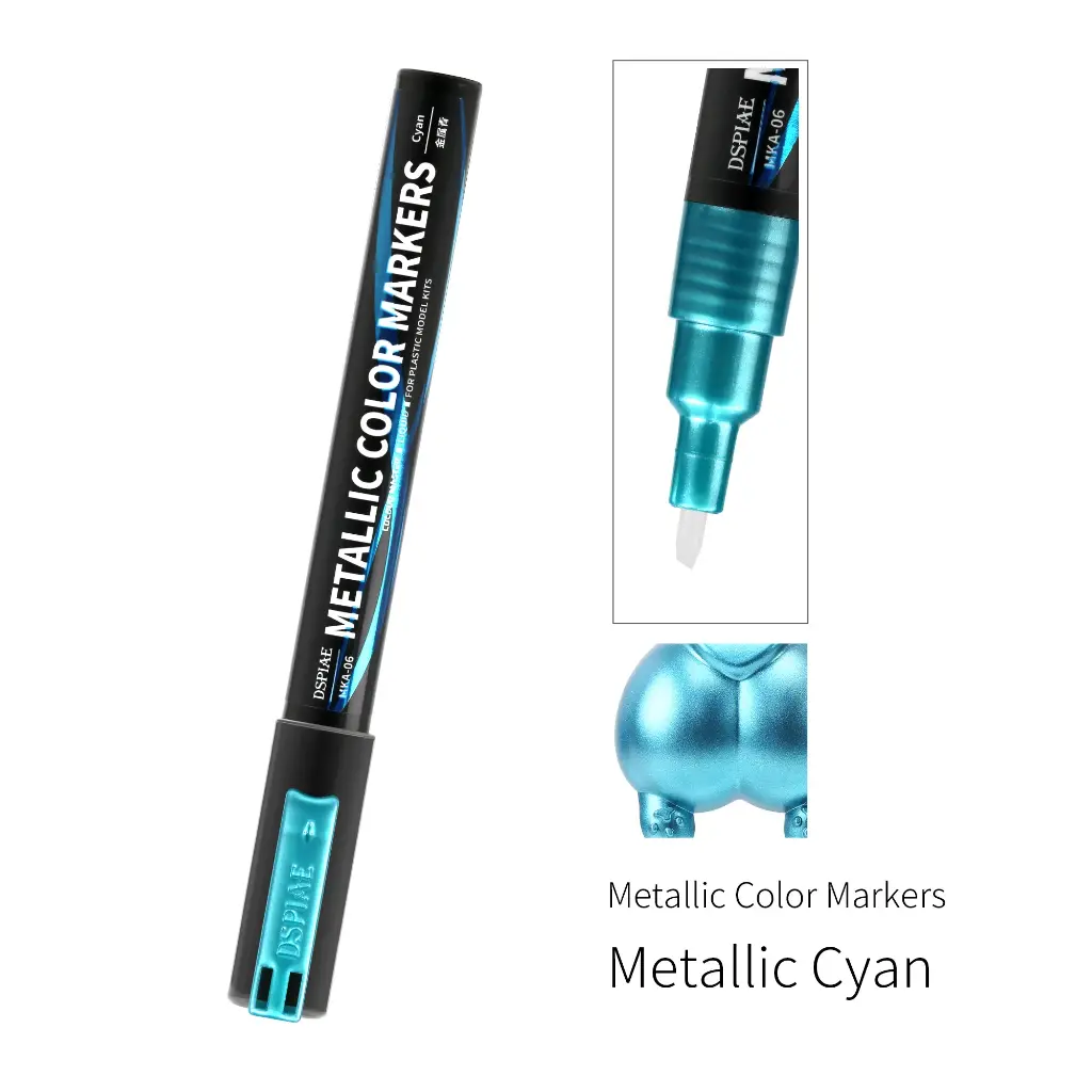 MKA-06 Marker pen metallic cyan