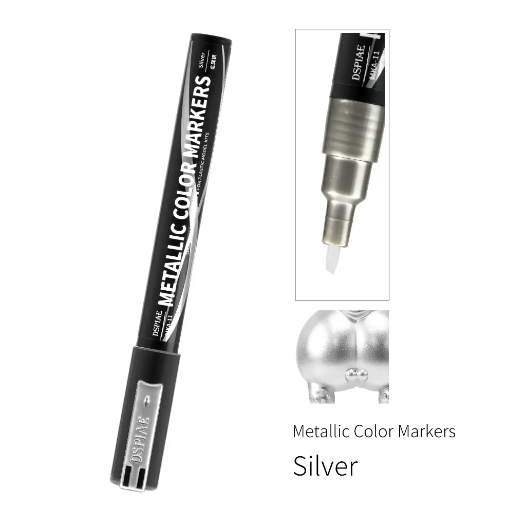 MKA-11 Marker pen metallic silver