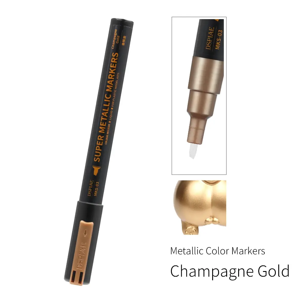 MKS-03 Marker pen Super metallic Champagne gold